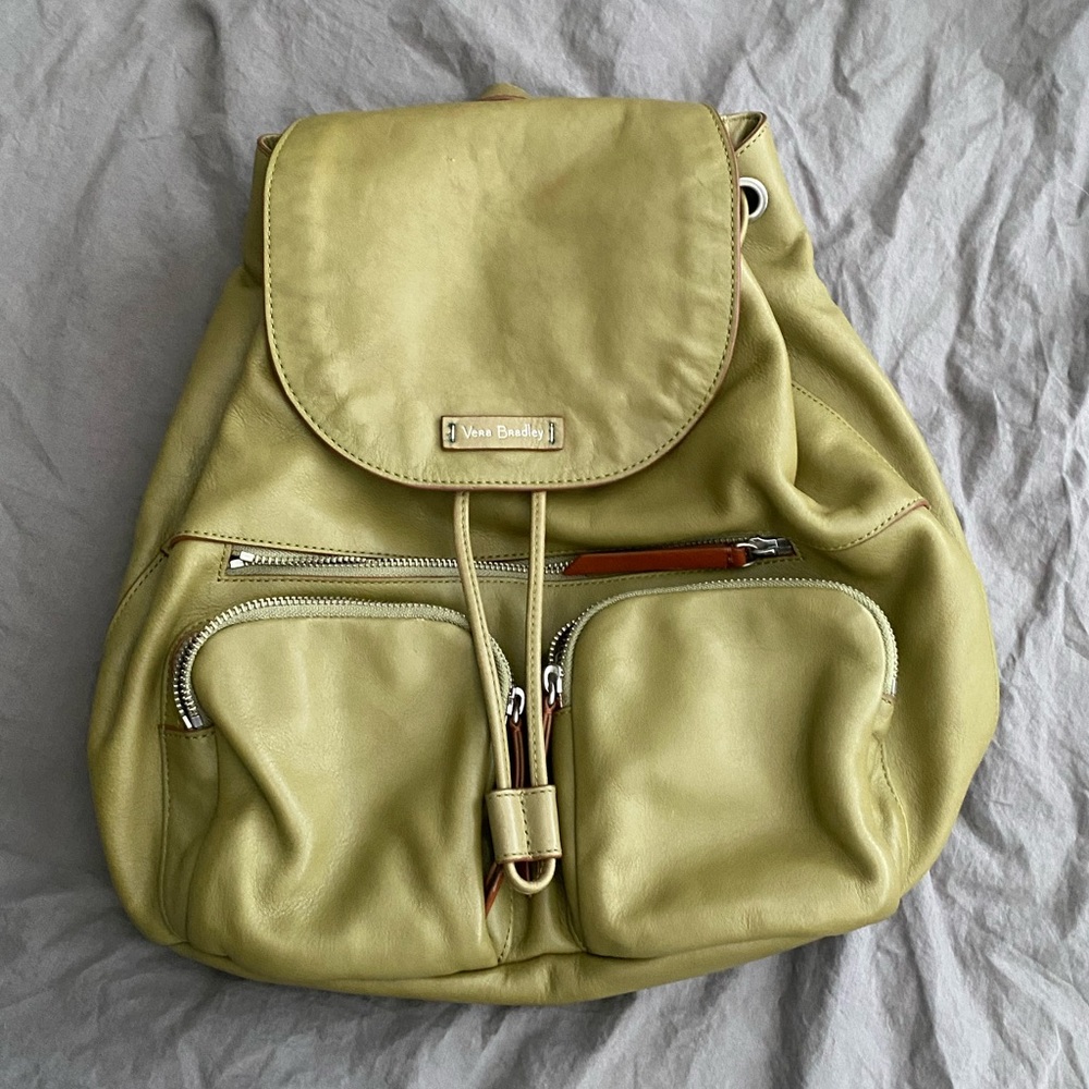 Vera Bradley leather backpack